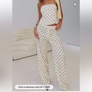 Princess Polly Polka Dot Set